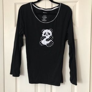 Panda Pajama Top